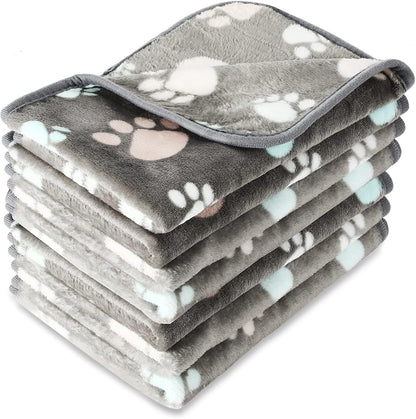Tatuo 4-Pack Pet Fleece Blankets – Soft & Warm