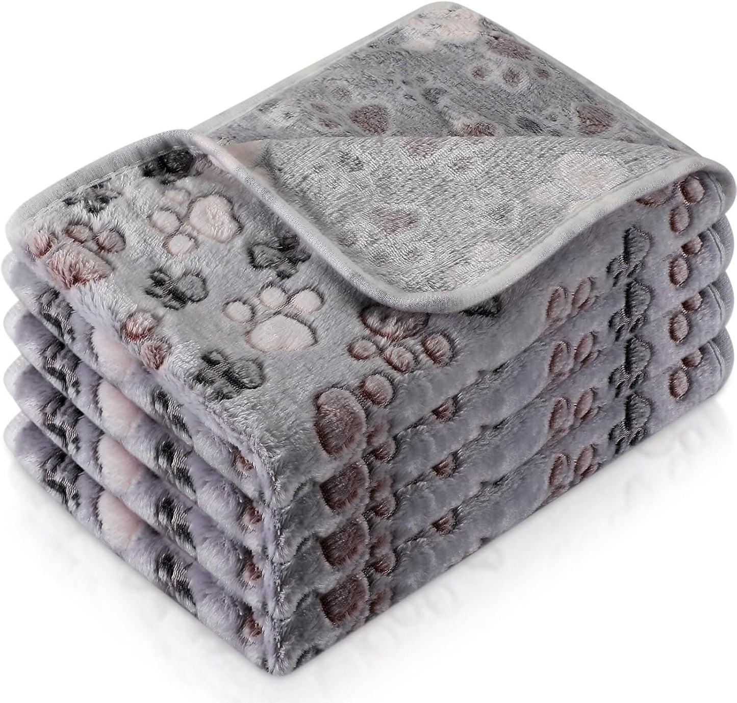 Tatuo 4-Pack Pet Fleece Blankets – Soft & Warm