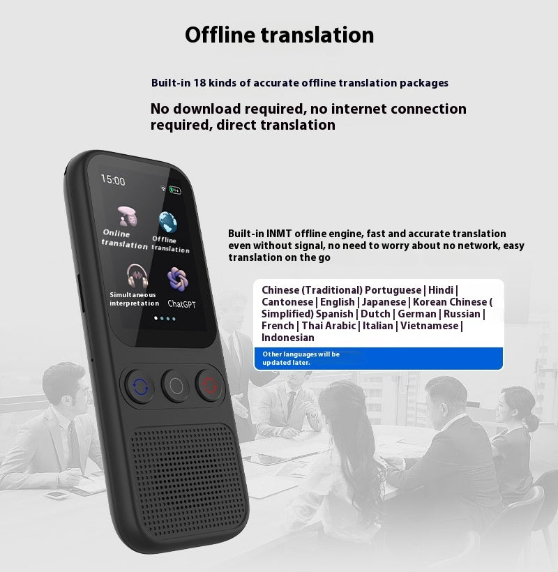 Translator Multi-language Travel Simultaneous Interpretation