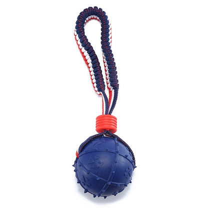 Dog Chew Ball with Rope - Raifaonline