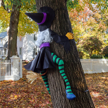 POPGIFTU 64" Crashing Witch into Tree