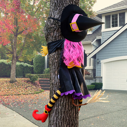 POPGIFTU 64" Crashing Witch into Tree
