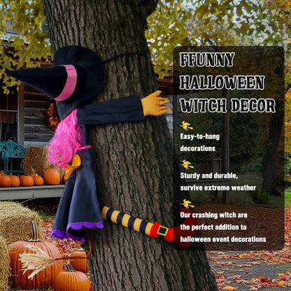 POPGIFTU 64" Crashing Witch into Tree