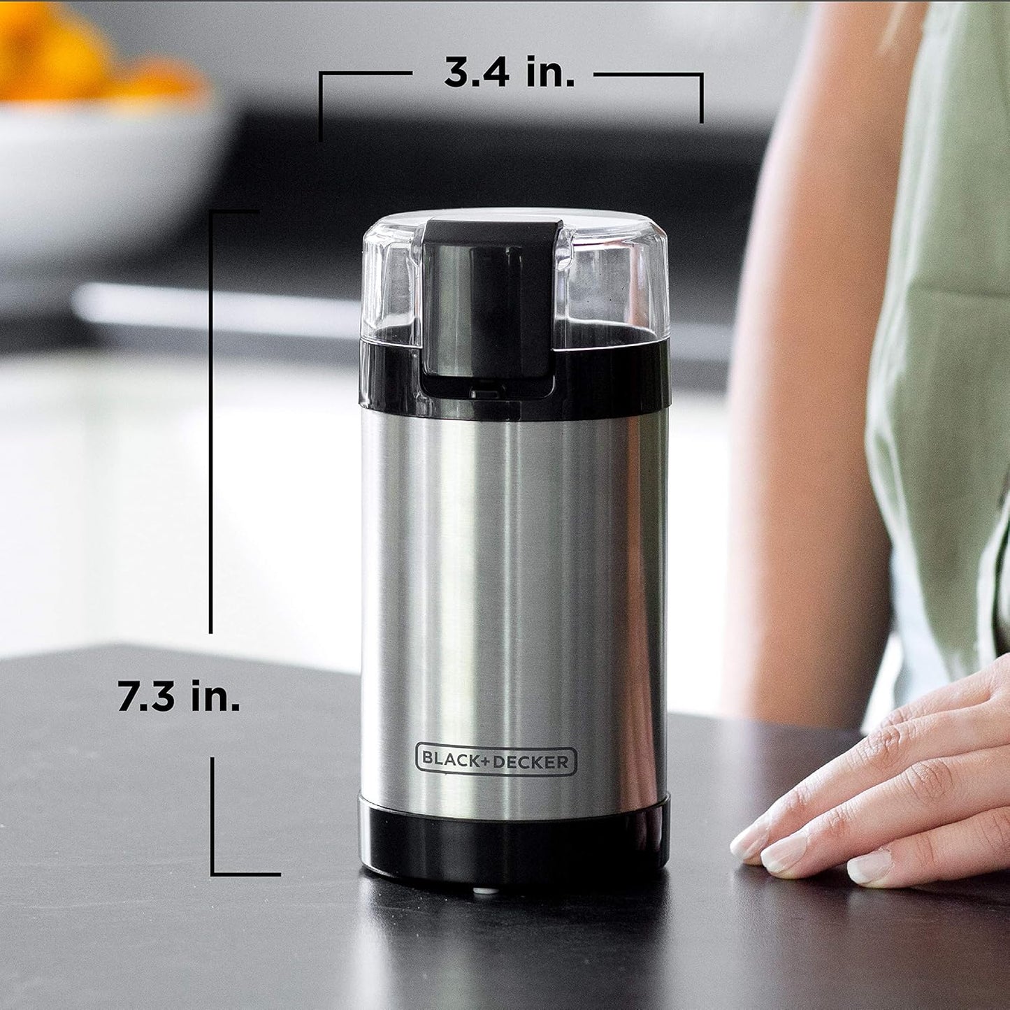 Black Decker Easy Touch Electric Coffee Grinder