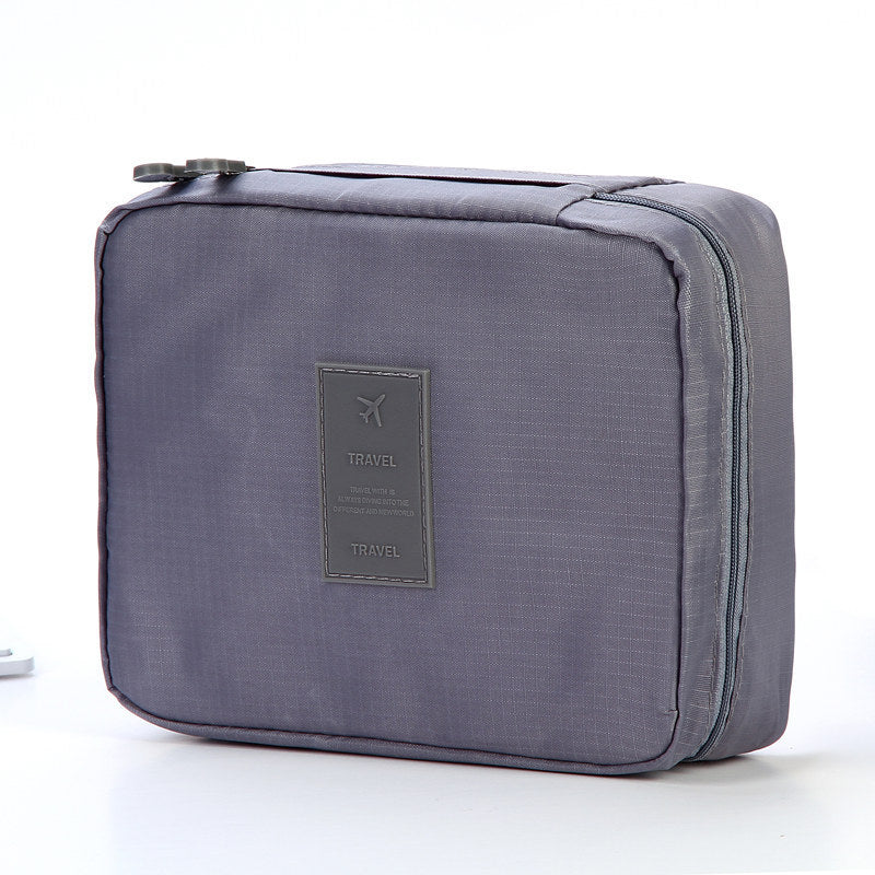 Portable Cosmetic Bag Waterproof Divider Multi-grid Pockets - Raifaonline