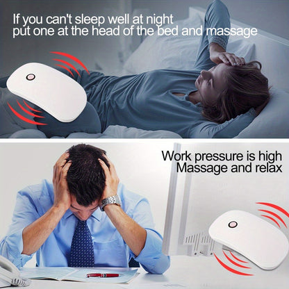 Electric Massage Comb, Body Relaxing High-Frequency Vibration Head Massager - Raifaonline
