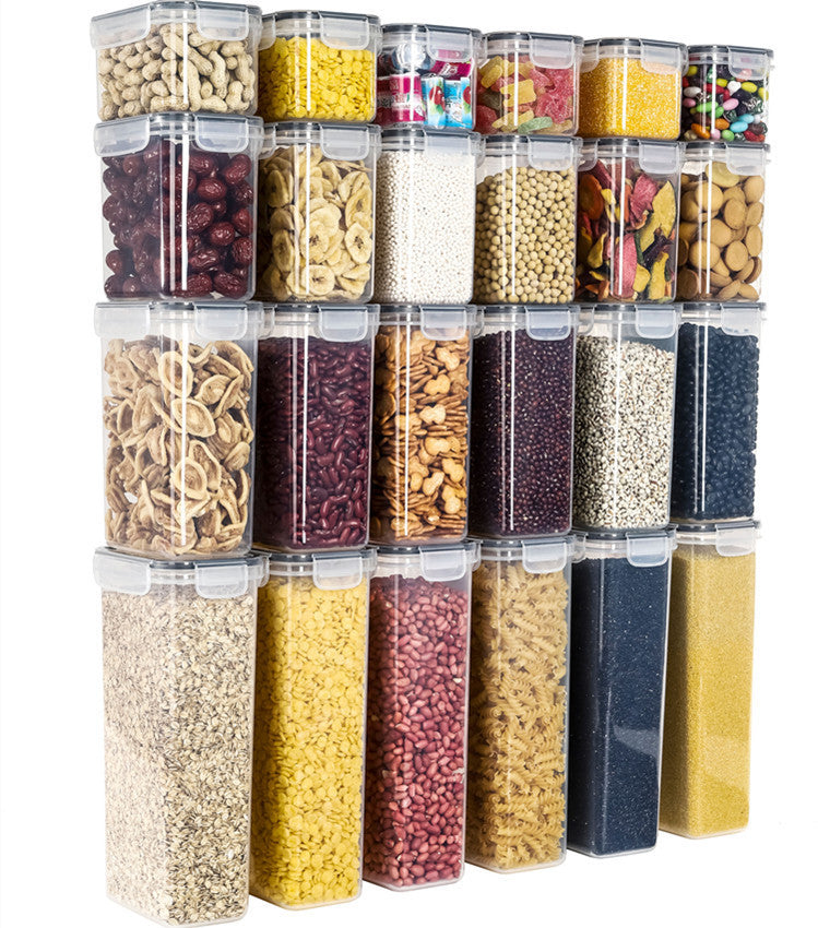 Cereals Kitchen Snacks Refrigerator Storage Box 24-piece Set