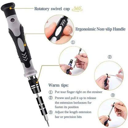 115 In 1 Precision Screwdriver Set - Raifaonline