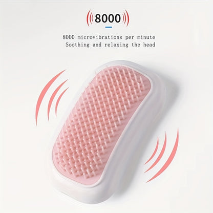 Electric Massage Comb, Body Relaxing High-Frequency Vibration Head Massager - Raifaonline
