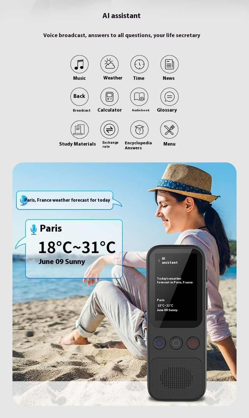 Translator Multi-language Travel Simultaneous Interpretation