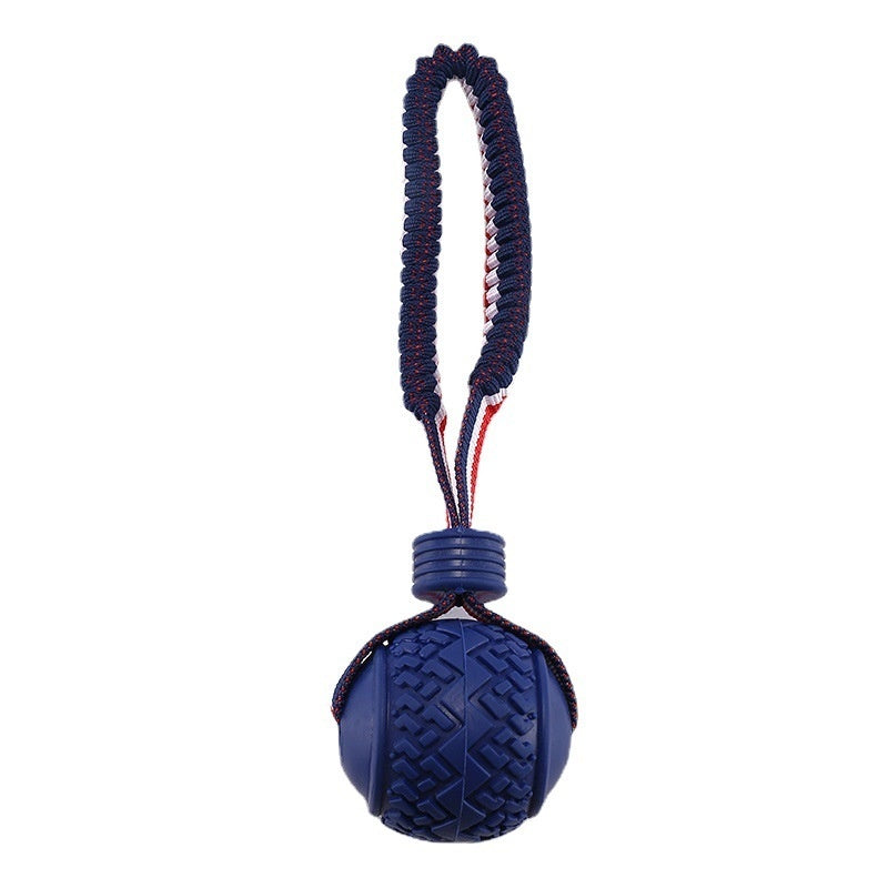 Dog Chew Ball with Rope - Raifaonline