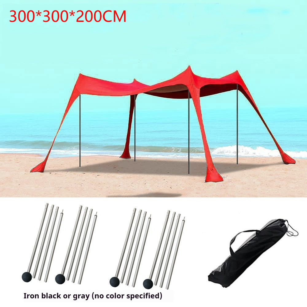Camping Tent Windproof Pop Up Awning Outdoor Beach Sun Shade