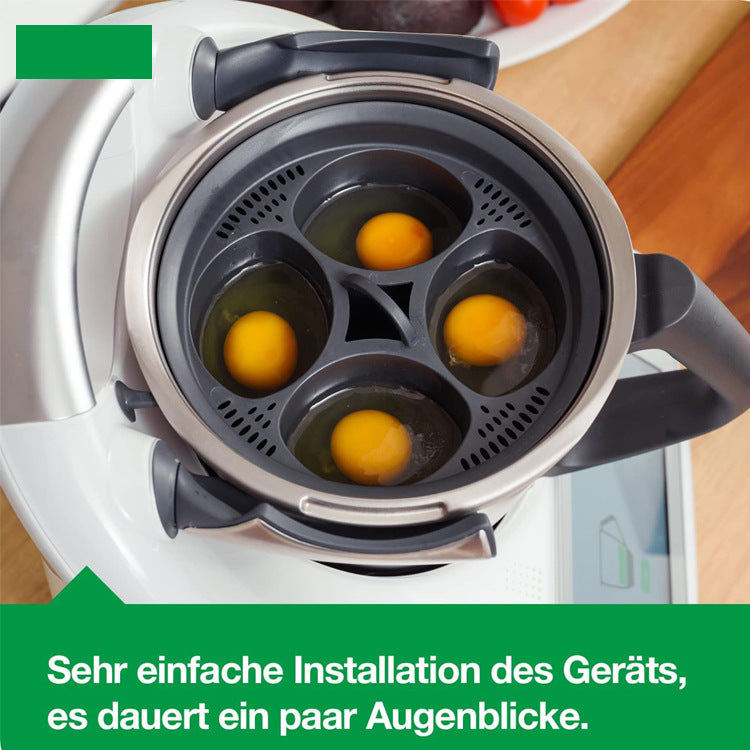 Egg Poacher and Cooker Tool with 4-in-1 Mold Tray - Raifaonline