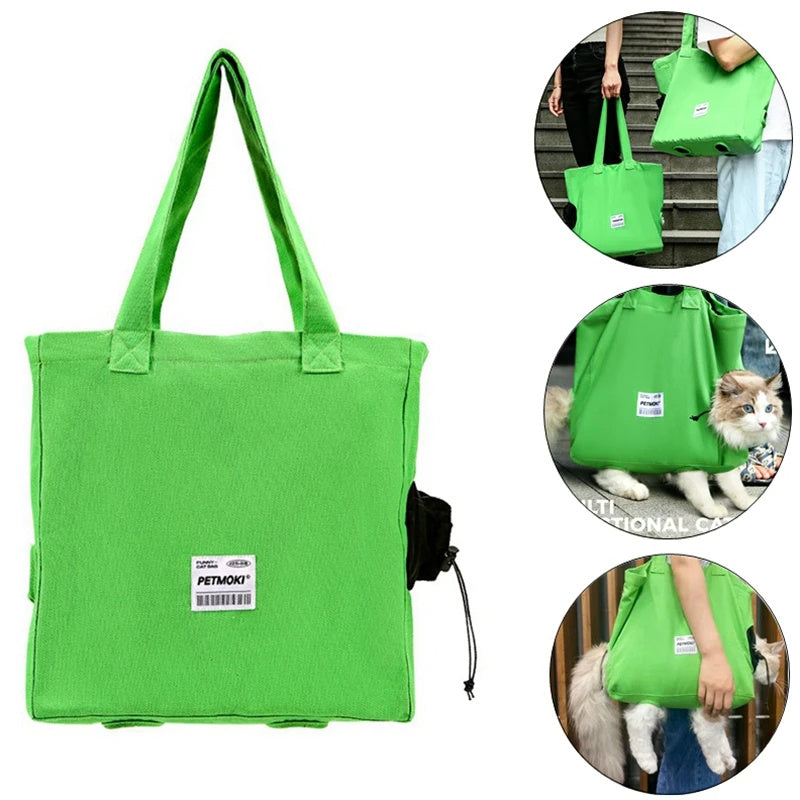 Canvas Cat & Dog Carrier Bag