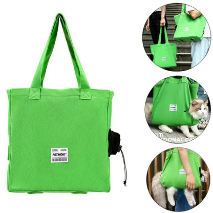 Canvas Cat & Dog Carrier Bag - Raifaonline