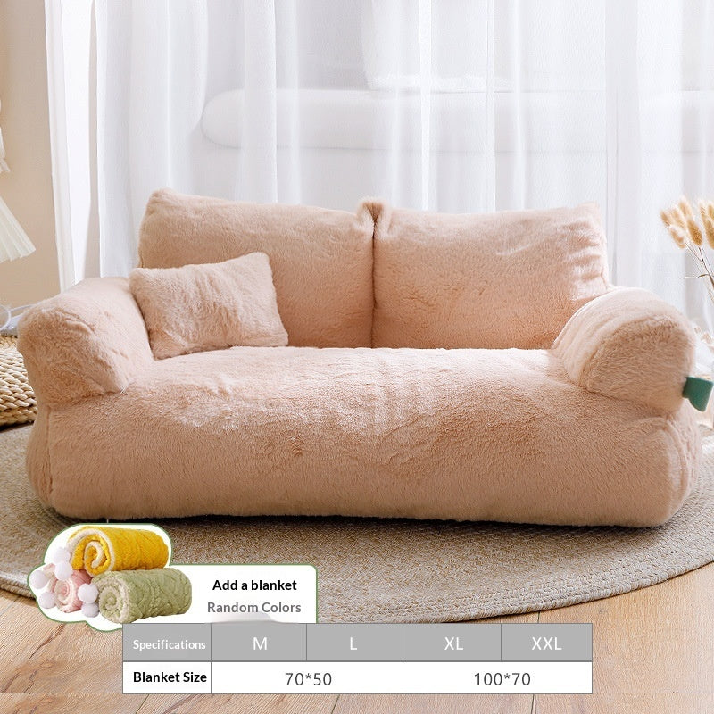 All-season Winter And Fall Pet Bed Thats Warm Removable And Washable