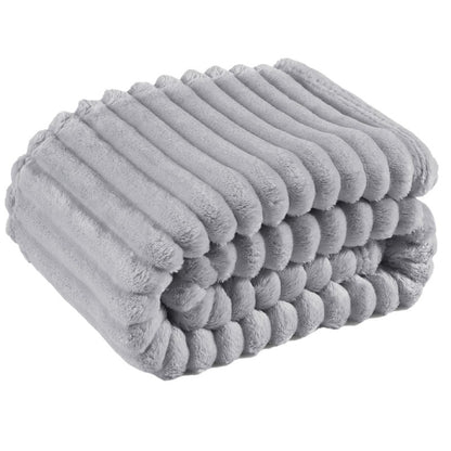 Bedsure Gentle Soft White Throw Blanket for Couch