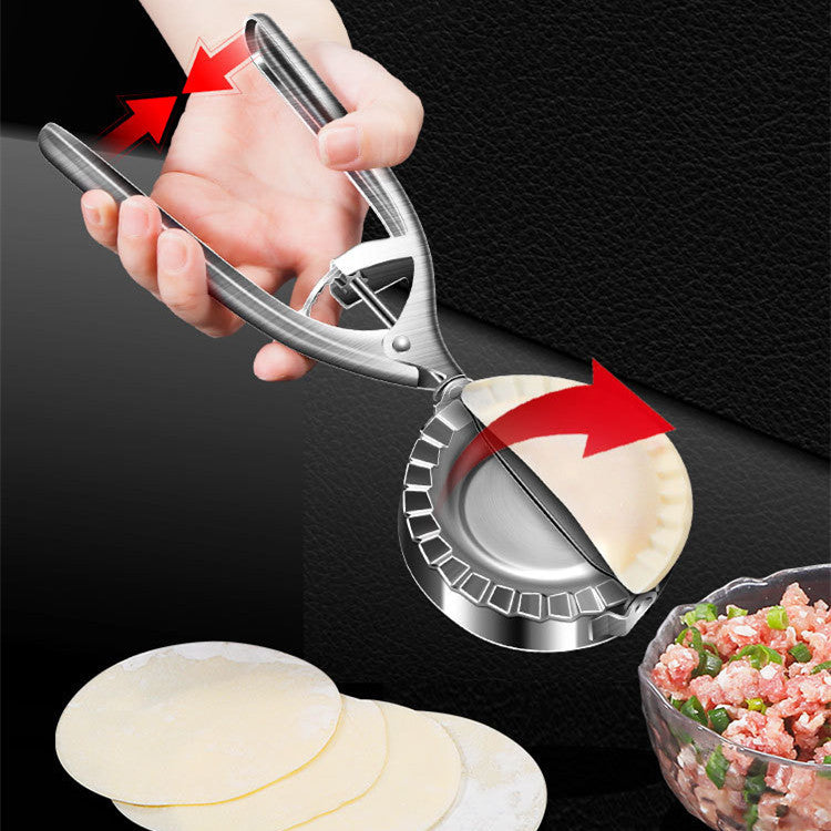Dumpling Maker – Stainless Steel Press for Wrappers & Stuffing