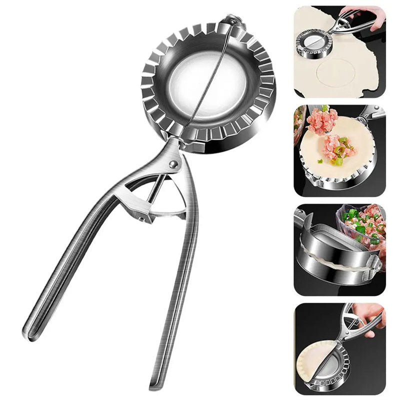 Dumpling Maker – Stainless Steel Press for Wrappers & Stuffing - Raifaonline