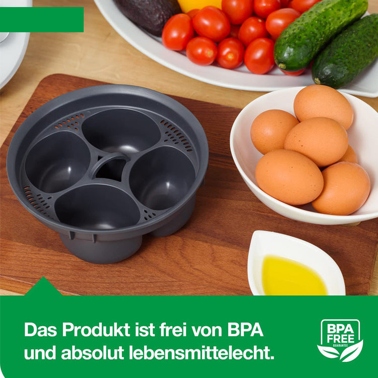 Egg Poacher and Cooker Tool with 4-in-1 Mold Tray - Raifaonline