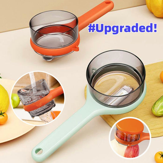 Kitchen Peeler with Storage Bucket and Scratcher Tool - Raifaonline
