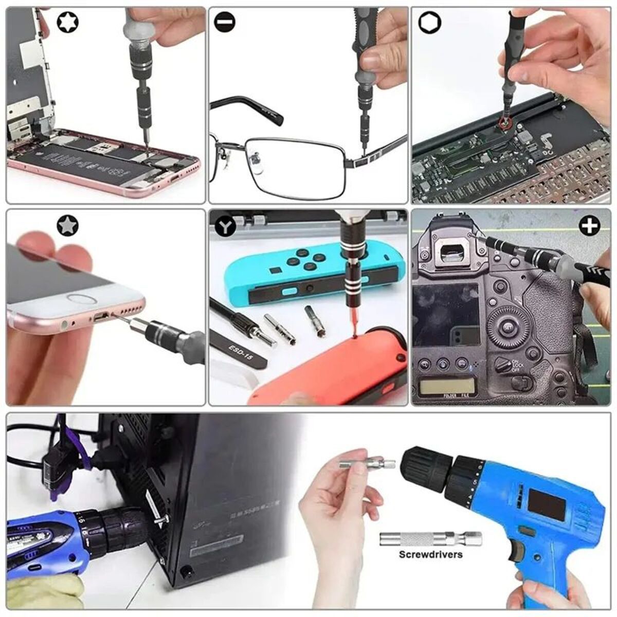 115 In 1 Precision Screwdriver Set