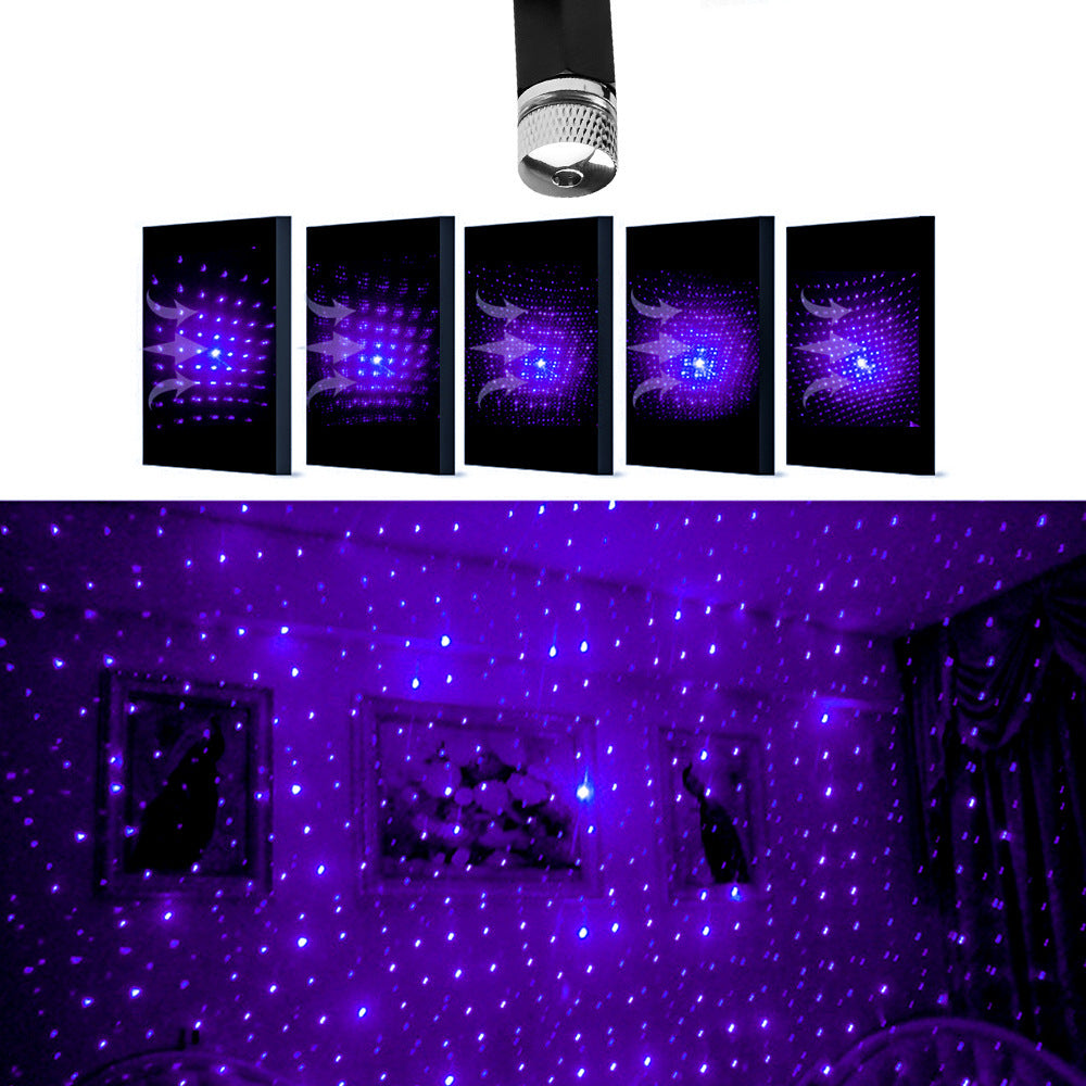 Romantic LED Car Roof Star Night Light Projector