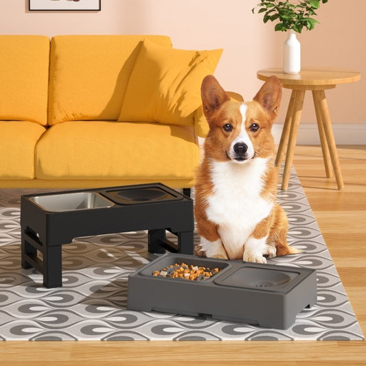 Adjustable Elevated Dog Bowls - Raifaonline